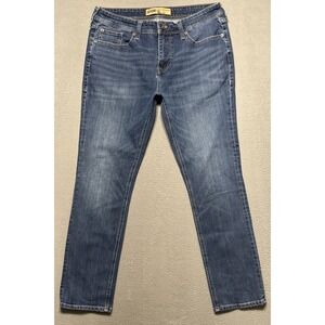 Seven7 Jeans Mens 34x 32 (34x30) Straight Grunge‎ Distressed Whisker Faded Denim